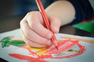 Child drawing